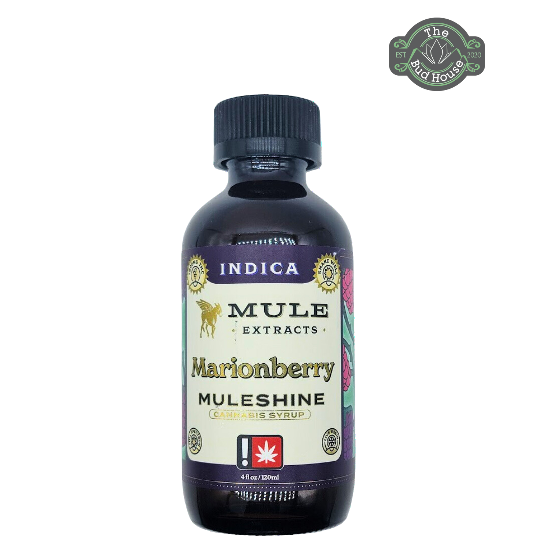 Photograph of product: MuleShine 4oz MARIONBERRY (Oui'd) 1000mg Tincture