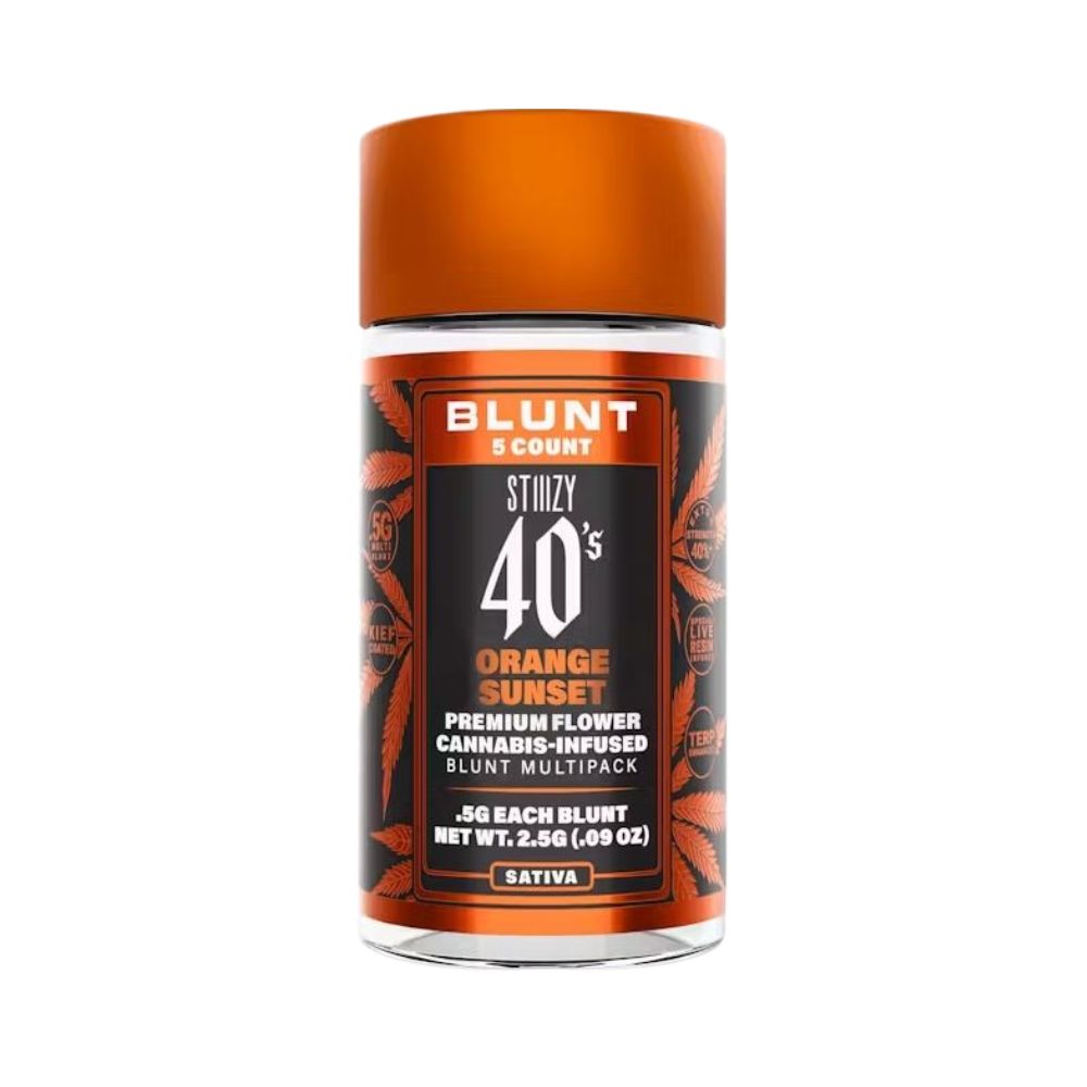 Photograph of product: ORANGE SUNSET 40'S 5-PACK 2.5G (MINI BLUNTS)