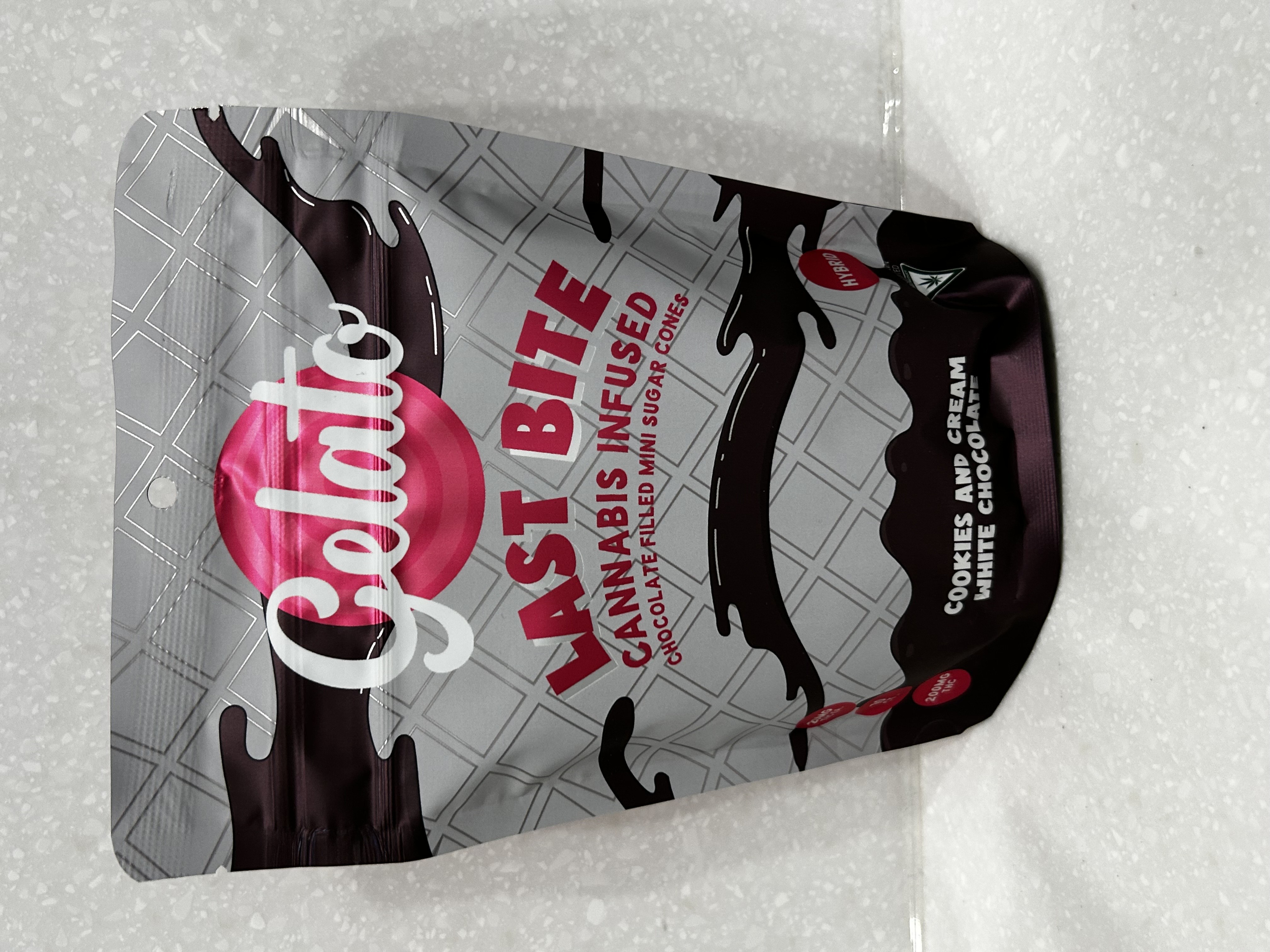 Photograph of product: Gelato |  Last Bites | Cookies & Cream | 200mg