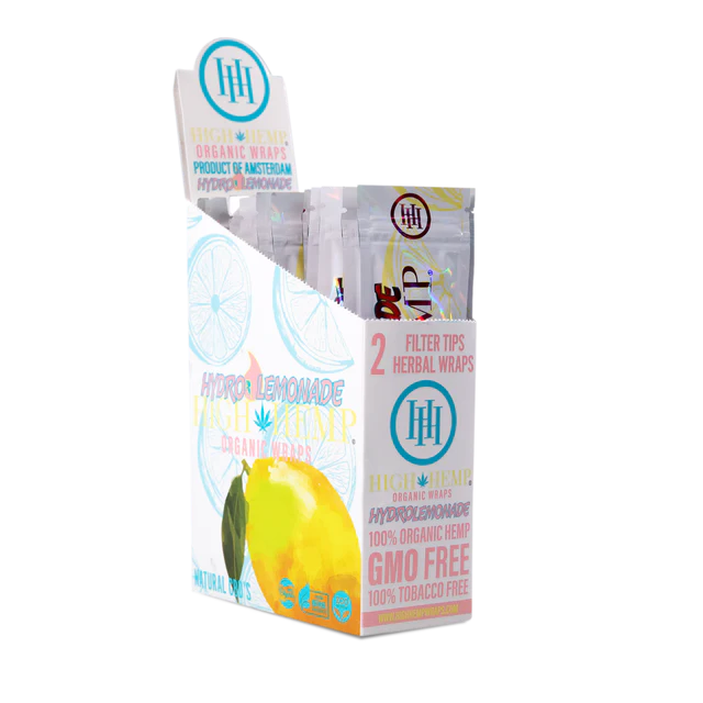 Photograph of product: Rolling Supplies | Organic Hemp Wrap (2pk) - Lemonade