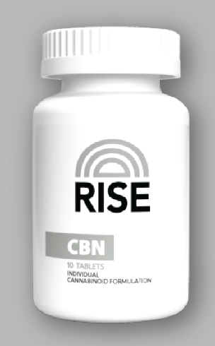 Photograph of product: RISE - CBN TABLETS (20 count)
