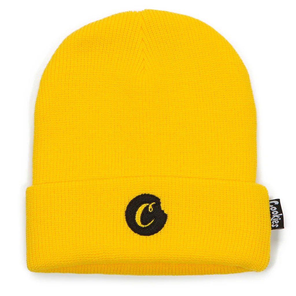Photograph of product: Cookies - C Bite - Beanie - GOLD/BLACK