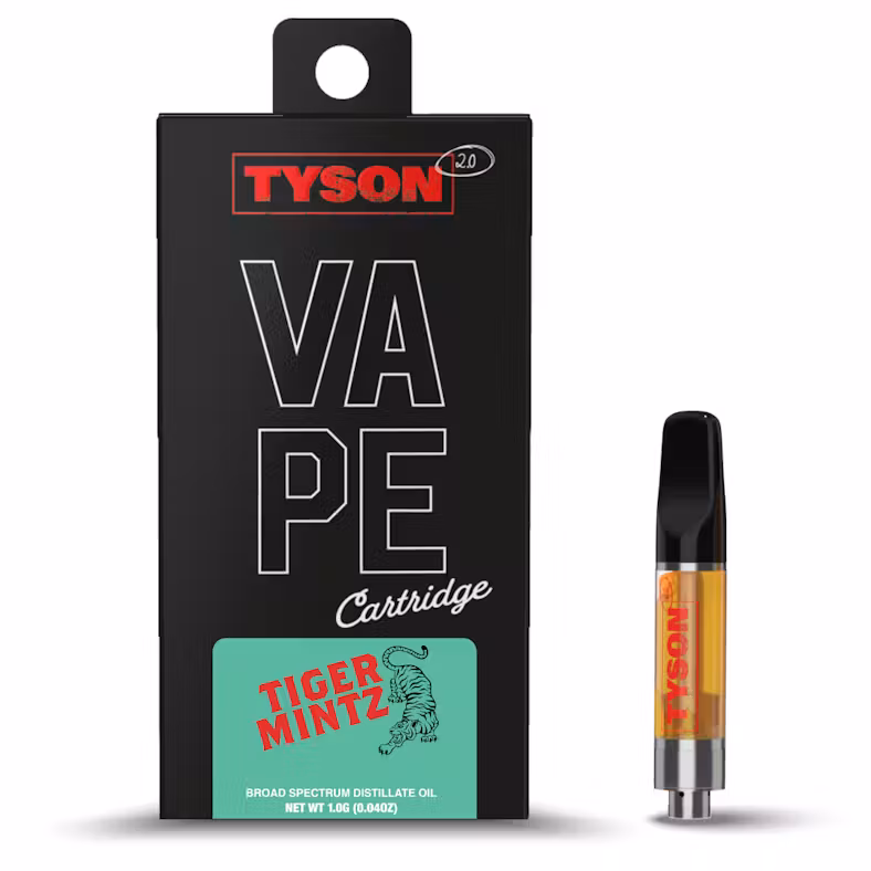 Photograph of product: TYSON 2.0 TIGER MINTZ CART 1G