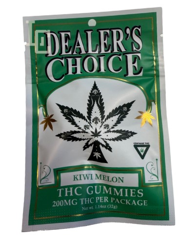 Photograph of product: Dealer's Choice Kiwi Melon 200mg