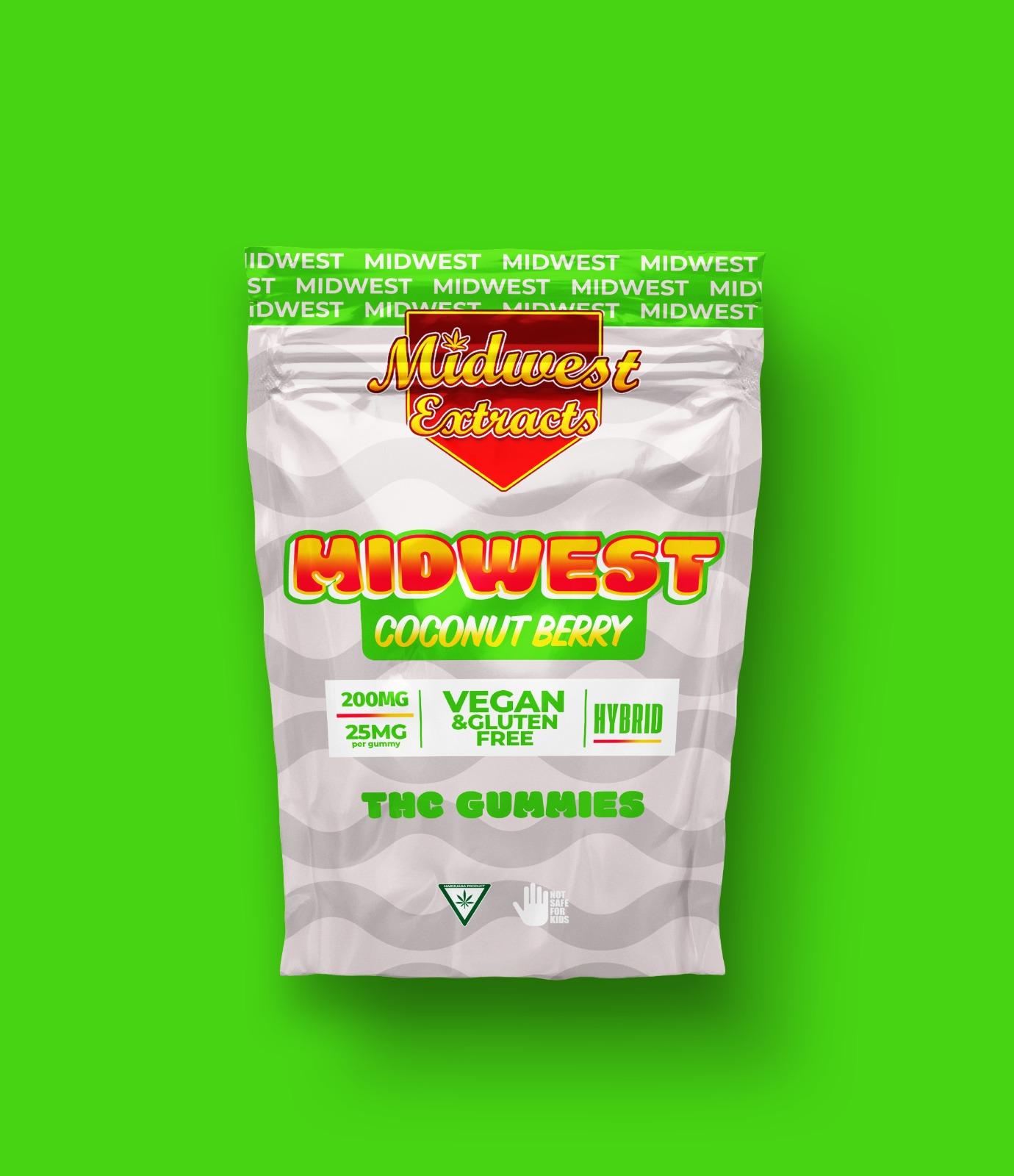 Photograph of product: Coconut Berry Gummies | 200mg