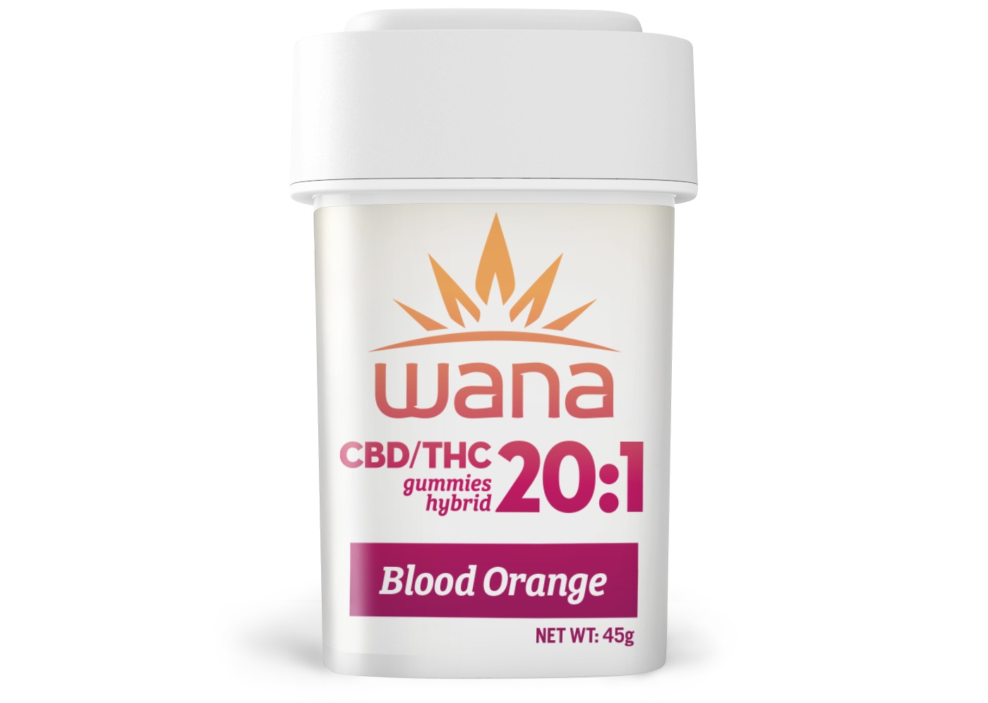 Photograph of product: Classic Blood Orange 20:1 CBD/TH-oui Gummies [10 Pack] | 10mg