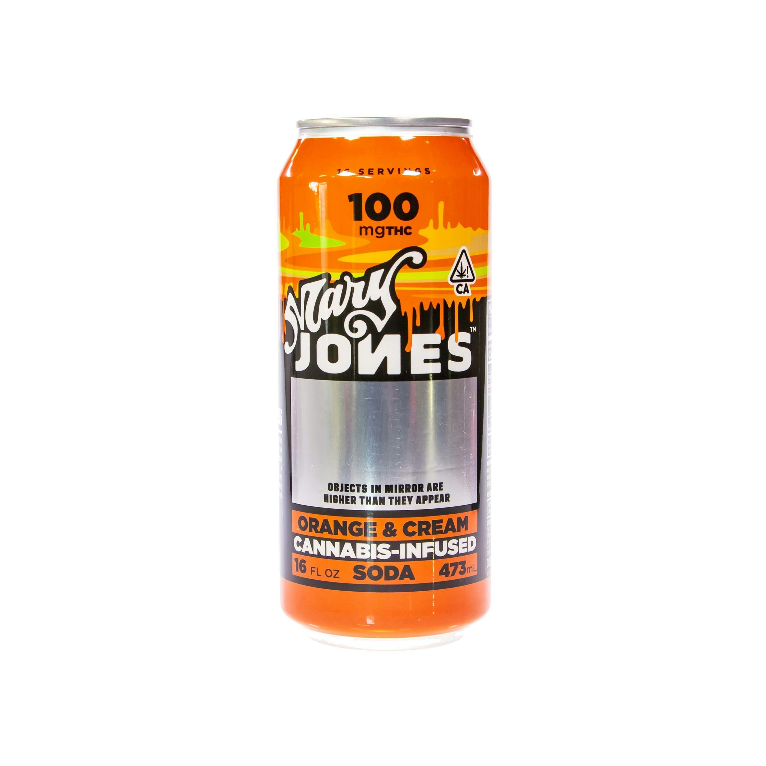 Photograph of product: Mary Jones | Orange and Cream Soda (16oz - 100mg TH-oui)