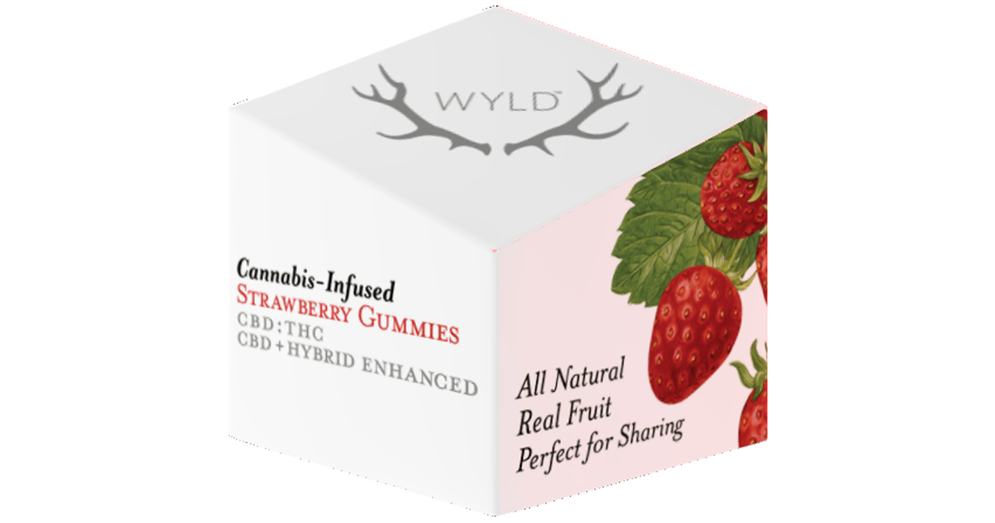 Photograph of Product: Wyld | Distillate Gummies | - 10mg | 1:20 | THC:CBD | Strawberry