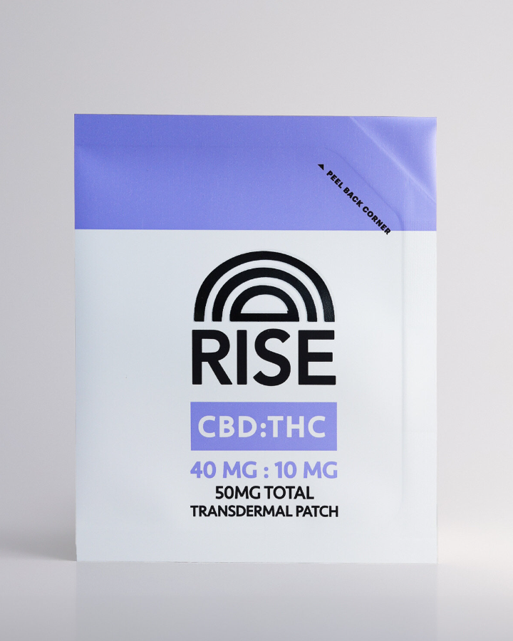 Photograph of product: Rise - Transdermal Patch - 40mg CBD/10mg TH-oui