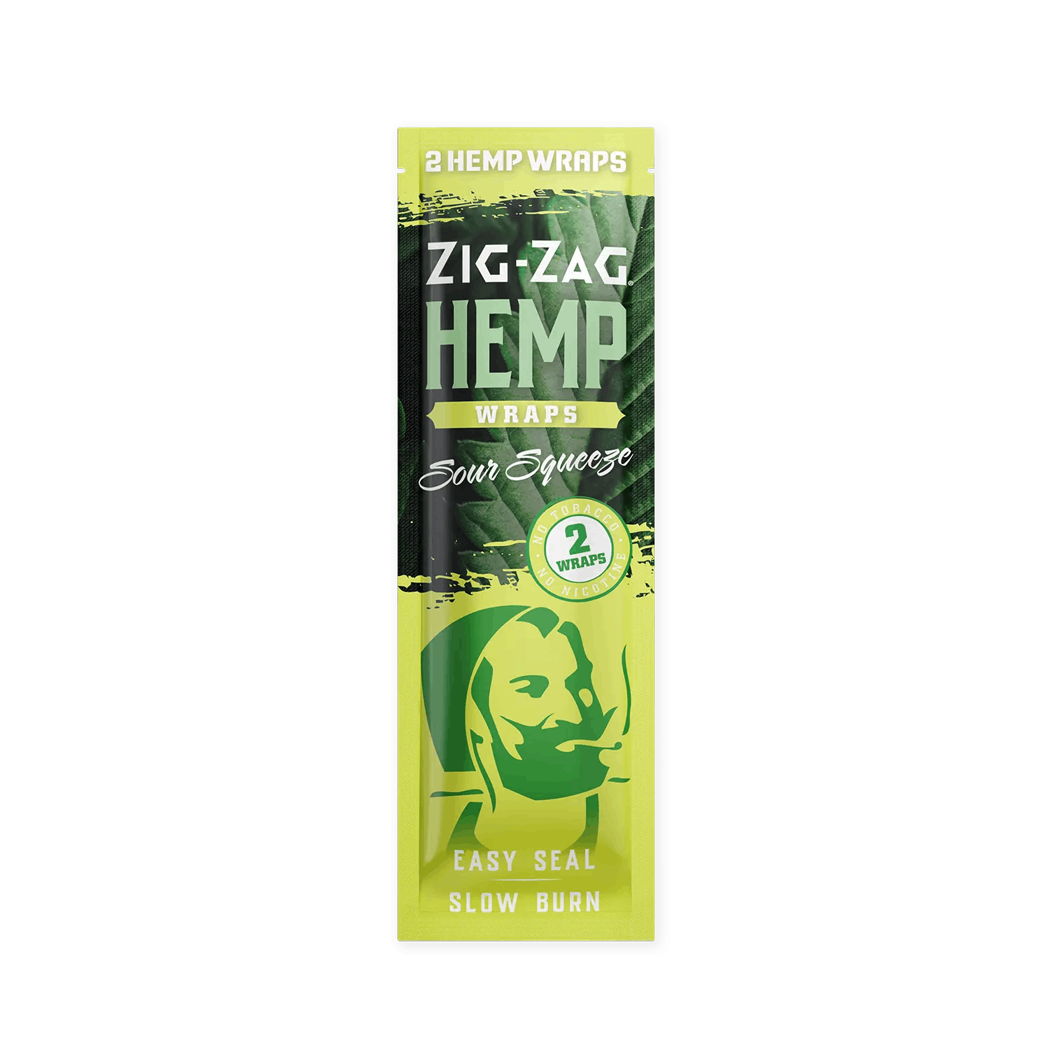 Photograph of product: Zig Zag Hemp Wraps 2pk - Sour Squeeze