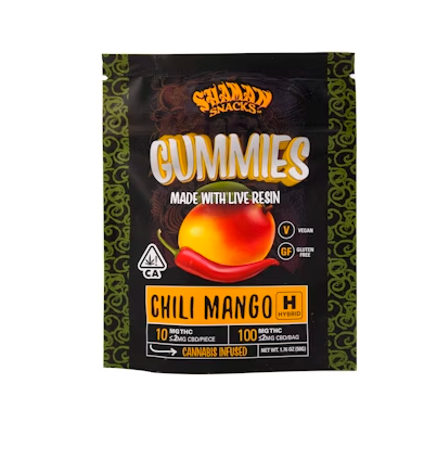 Photograph of product: CHILI MANGO 100MG LIVE RESIN GUMMIES