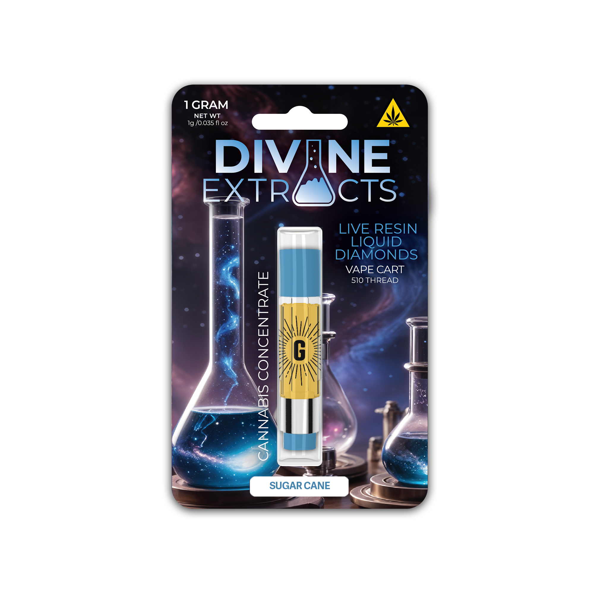 Photograph of product: Divine Extracts Vape Fresh Frozen Resin Sugar Cane