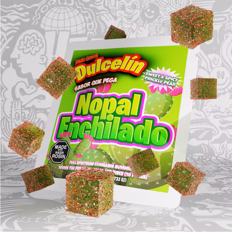 Photograph of product: Head Space - au chocolat Rosin Gummies - (H) - Nopal Enchilado - 100mg