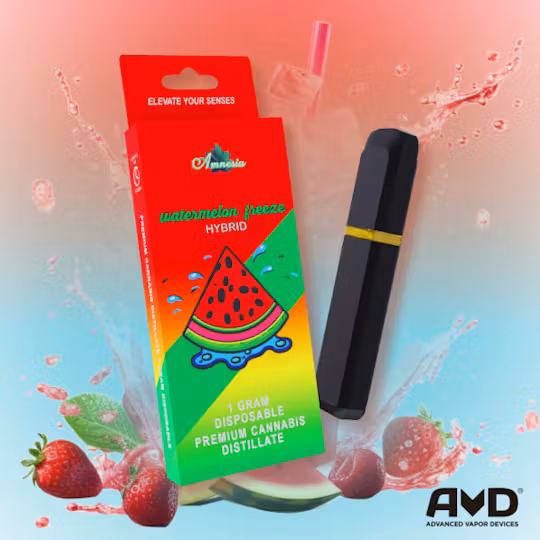 Photograph of product: Amnesia Disposable Vape Watermelon Freeze