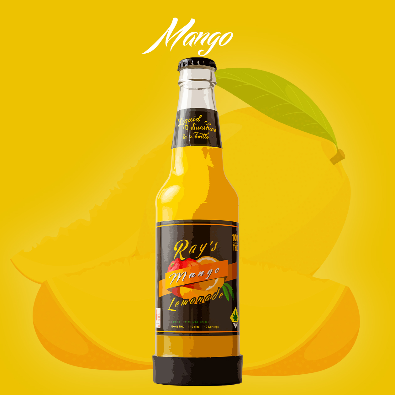 Photograph of product: 1:1 CBD Mango Lemonade | 200mg (DOH)