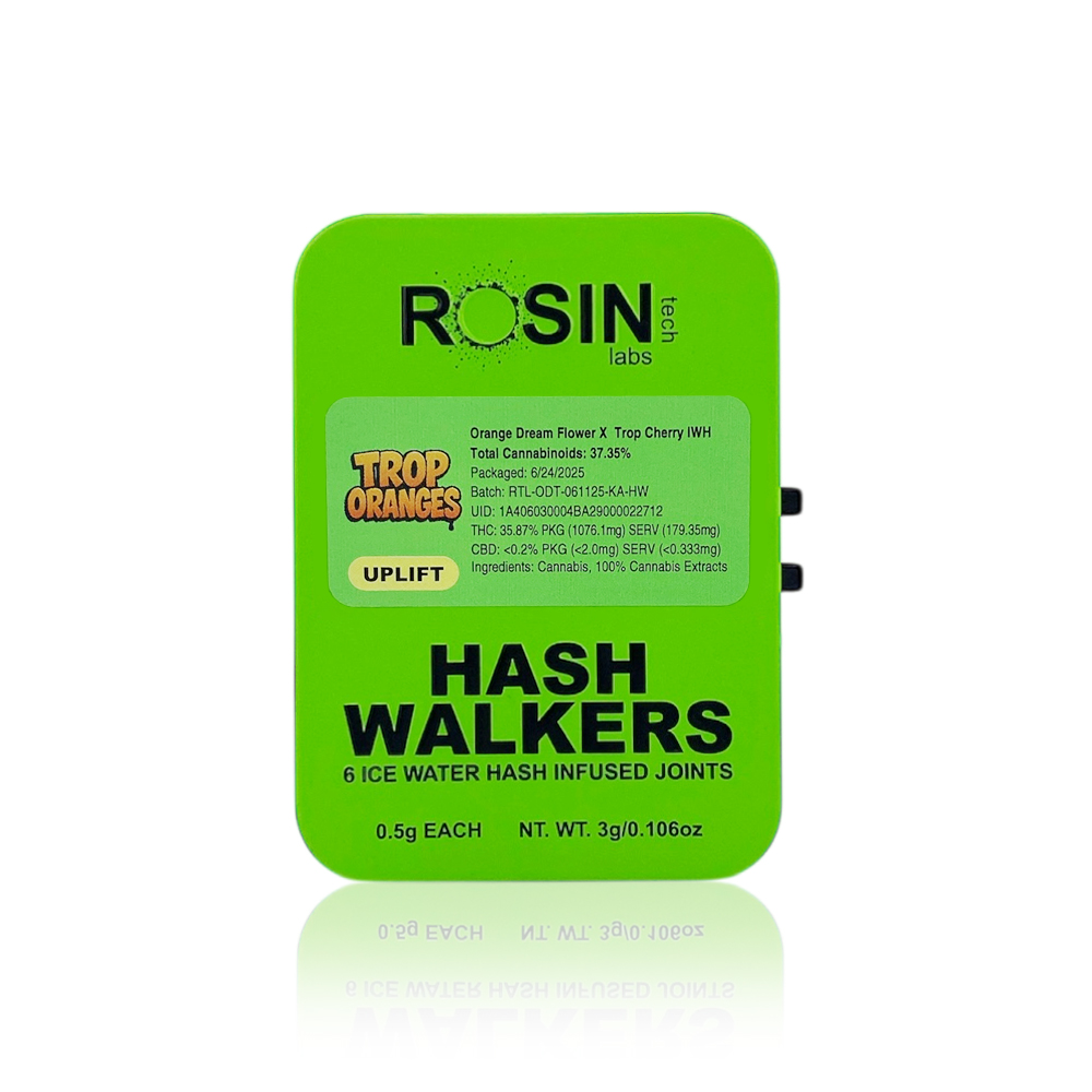 Photograph of product: ROSIN TECH - Infused Preroll - Trop Oranges - au chocolat Walkers - 3G