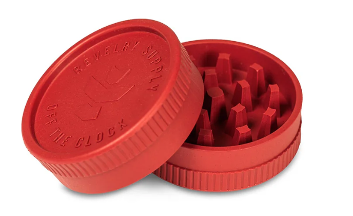 Photograph of product: Accessories - Revelry - Two Piece Hemp Grinder - Blood Red