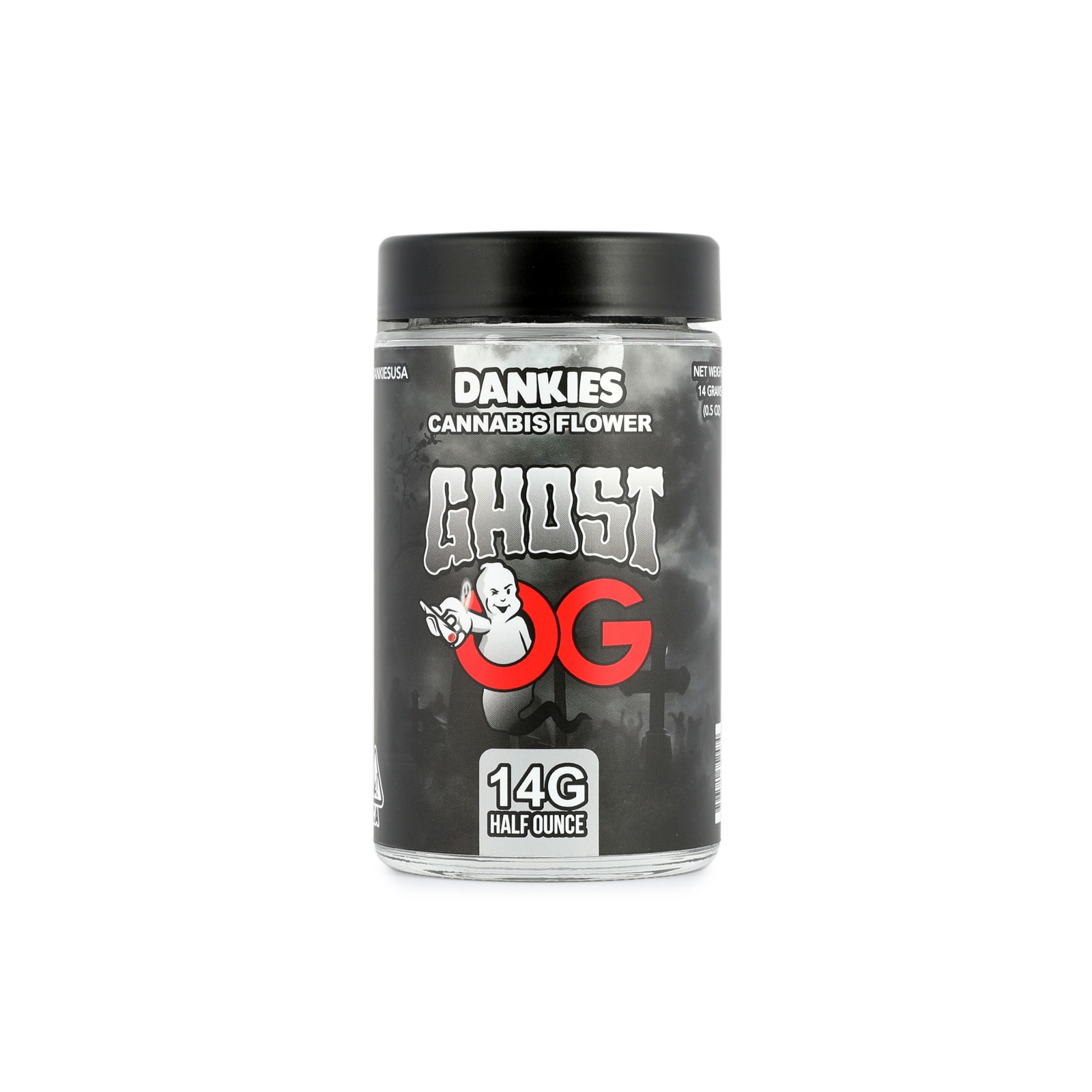 Photograph of product: DANKIES - FLOWER - 14G - Oui'd - GHOST OG