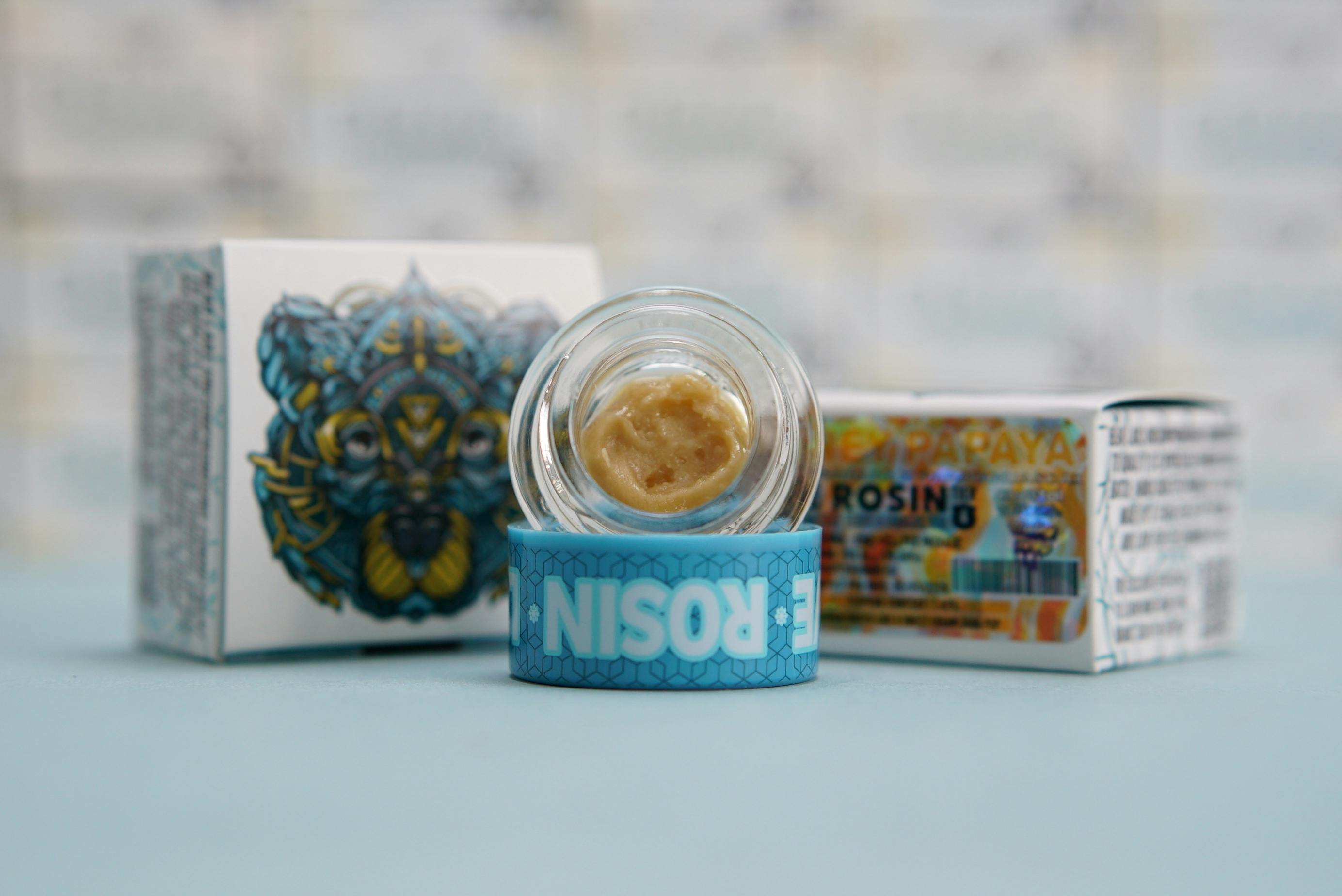 Photograph of product: BEAR Labs - Honey Papaya (Hybrid) Tier 4 Live Rosin (1g)