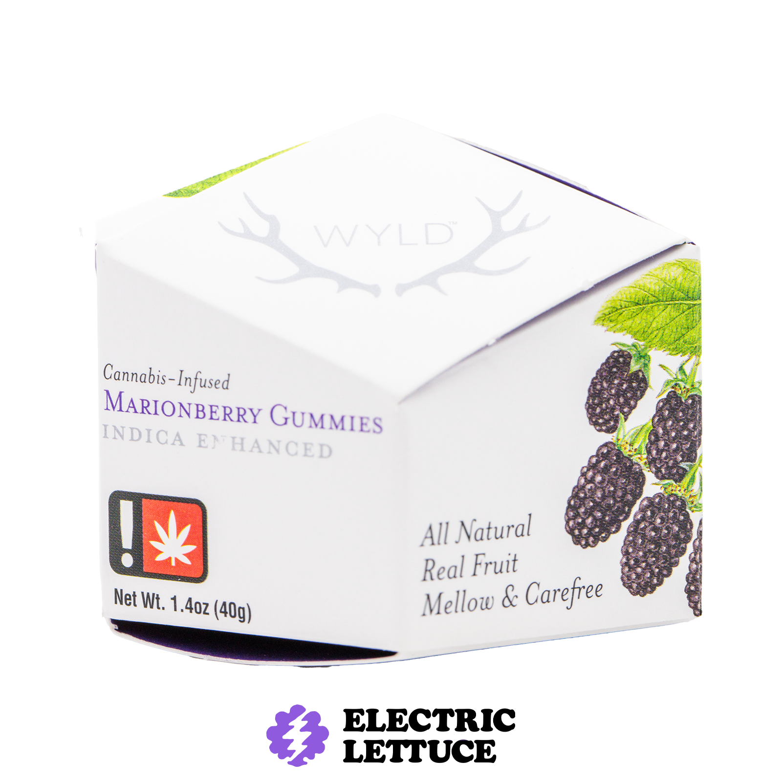 Photograph of product: Wyld Oui'd Marionberry Gummy 100mg