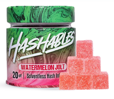 Photograph of product: au chocolatABLES - Watermelon Jolt Edibles 5mg 20 pack [H]