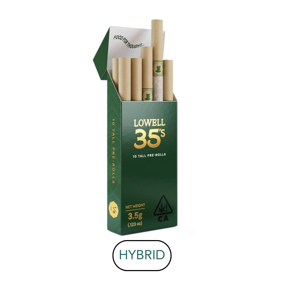 Photograph of product: Lowell - 35s - Mind Safari - Preroll Pack - 10pk - 3.5g