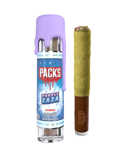 Photograph of product: Packs Classics | Purple ZAZA | Infused Preroll | 2.5g