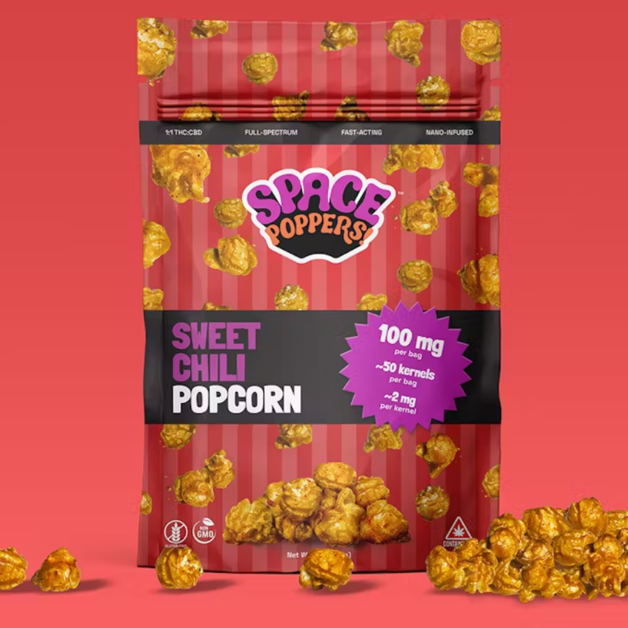 Photograph of product: Sweet Chili Popcorn 1:1 | 100mg 50 Pieces