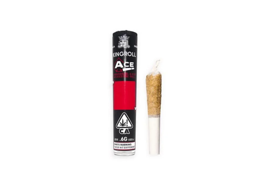 Photograph of product: Cannalope AK x Cannalope Kush [I] Oui'd Oil Infused Pre-roll | Kingroll