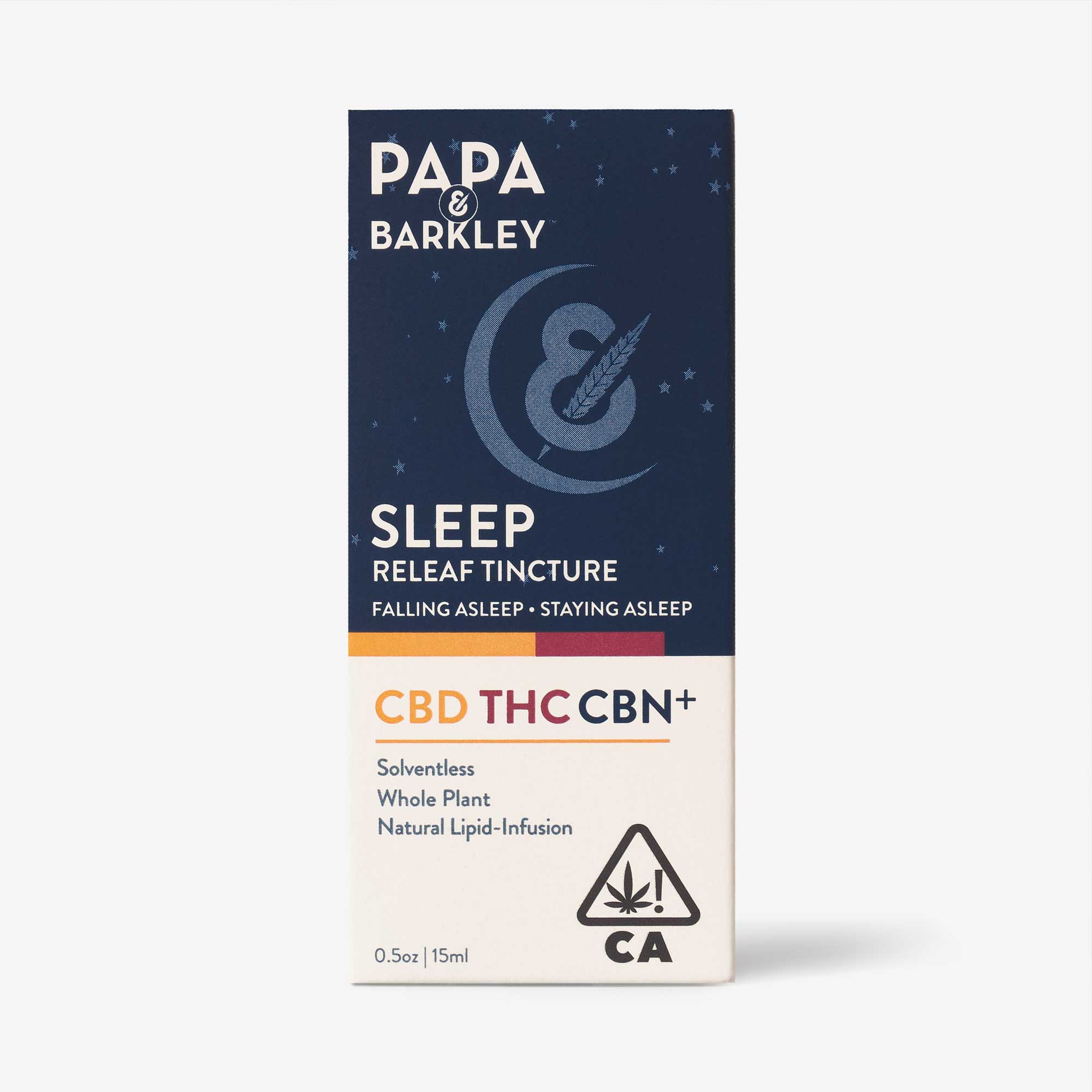 Photograph of Product: Sleep 2:4:1 CBD:THC:CBN Releaf TINCTURE 15ml - Papa & Barkley