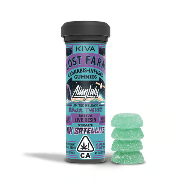 Photograph of product: Lost Farms - Edibles - Gummies - Baja Twist x BK Satellite - 100MG