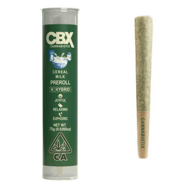 Photograph of product: Cereal Milk .75g Preroll - 