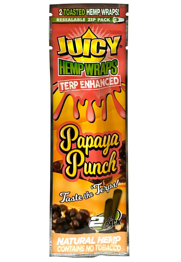 Photograph of product: Juicy Jays Papaya Punch Rolling Papers (YBW)
