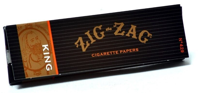 Photograph of product: KING SIZE ZIG ZAG ROLLING PAPERS