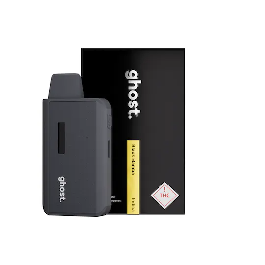 Photograph of product: Ghost - 2g Disposable Vape - Black Mamba (I)