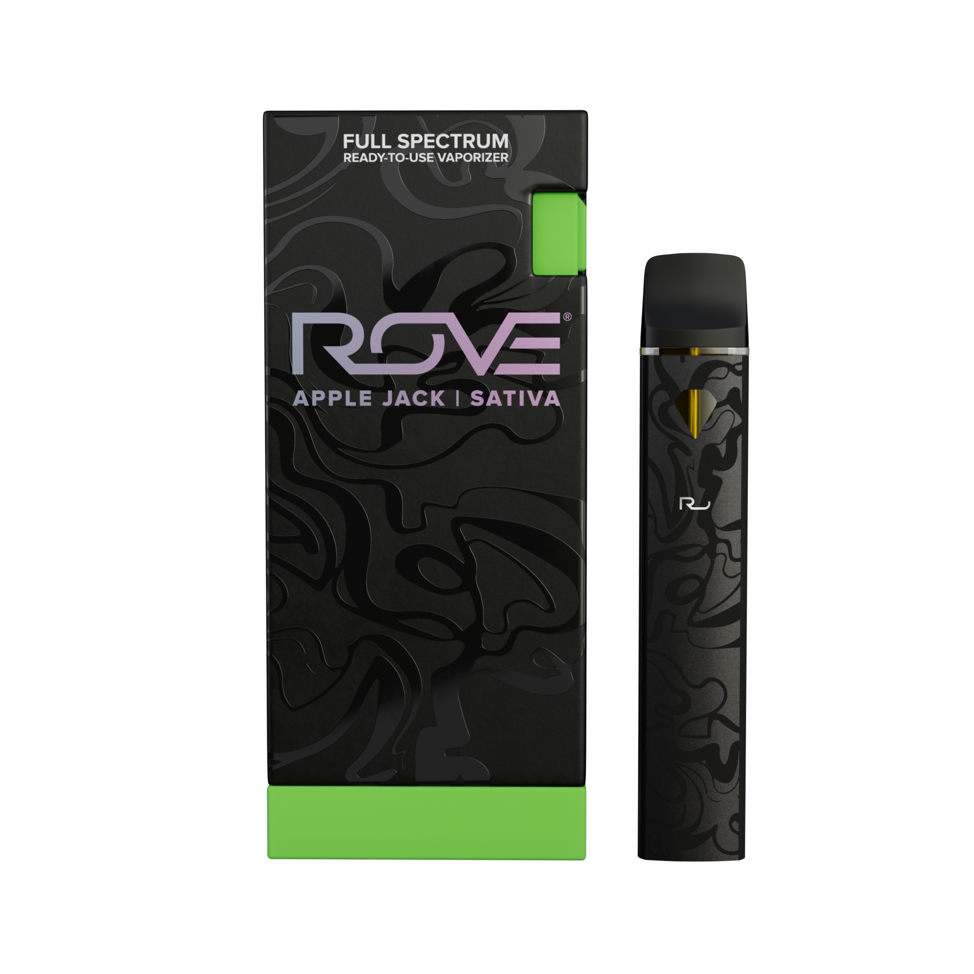 Photograph of product: AU Rove: Apple Jack Live Resin Diamond AIO