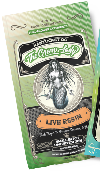 Photograph of product: Disposable | Limited Edition Live Resin Candied Apple (H) The Green Lady
