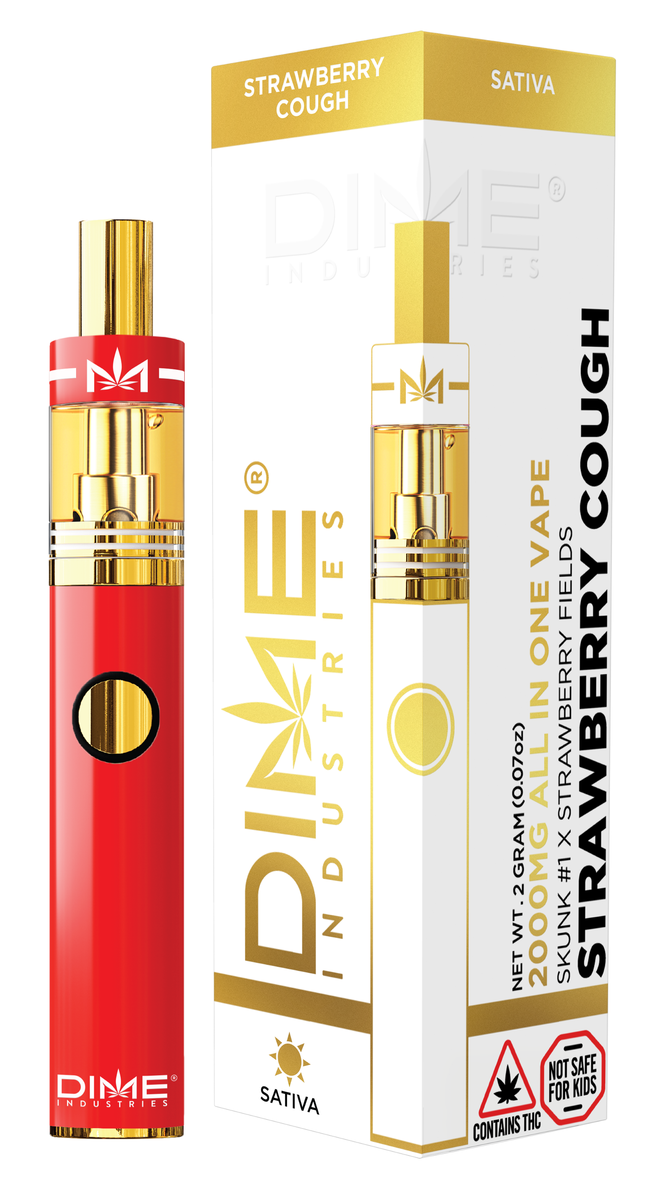 Photograph of product: Strawberry Cough | Disposable Vape