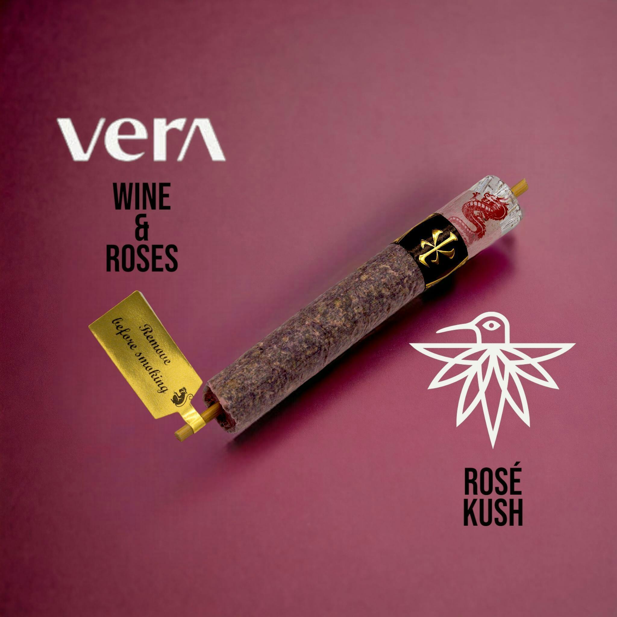 Photograph of product: Xiaolin Pink Soldato Wine & Roses // Rose Kush 2.4g