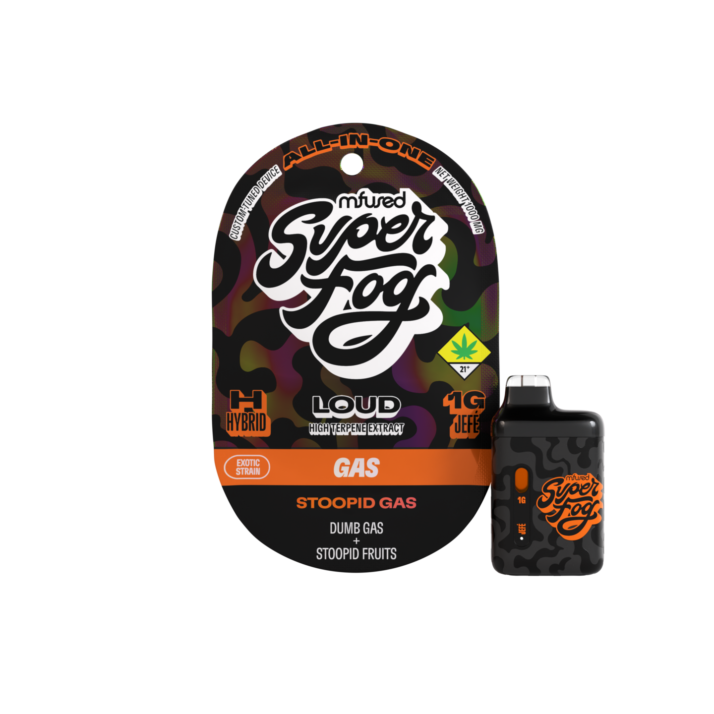 Photograph of product: LOUD High Terpene Extract 1g Jef - Stoopid Gas