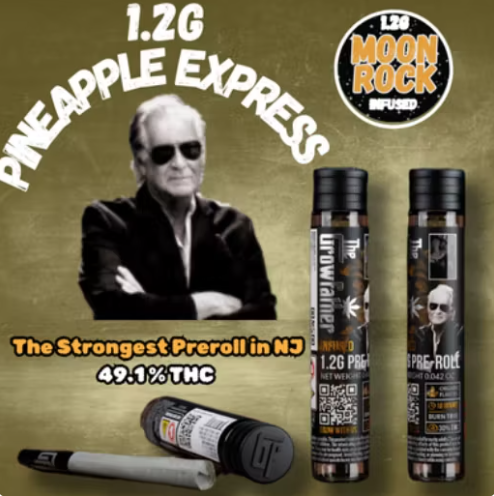 Photograph of product: The Growfather Pre-Roll 1pk/1.2g Moonrock Infused- Pineapple Express