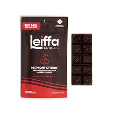 Photograph of product: Leiffa | Rosin Chocolates | Midnight Cherry | 100mg