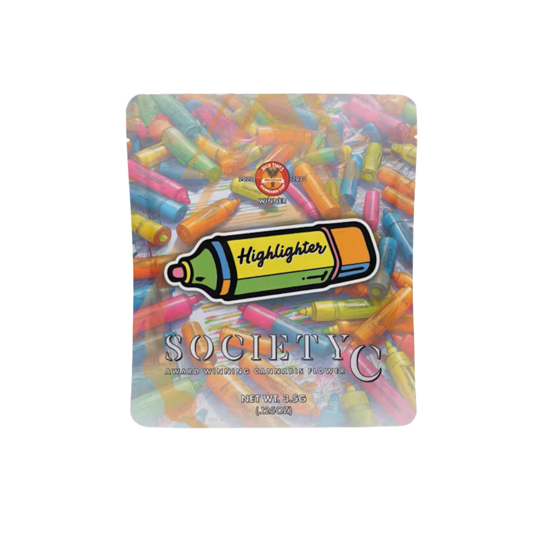 Photograph of product: Society C | Highlighter Prepackaged Flower | 3.5g