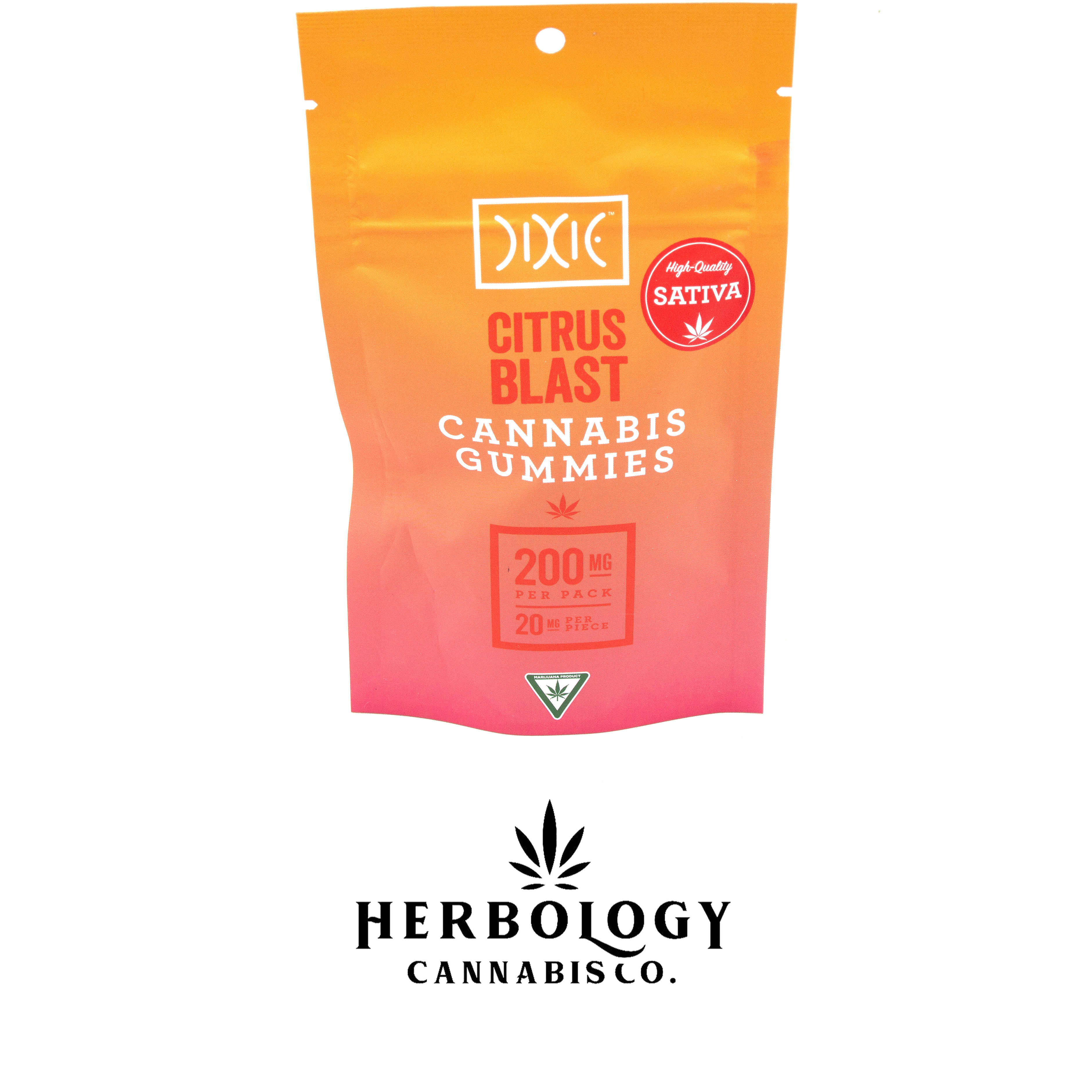 Photograph of product: Dixie | Gummy | Citrus Blast | 200mg