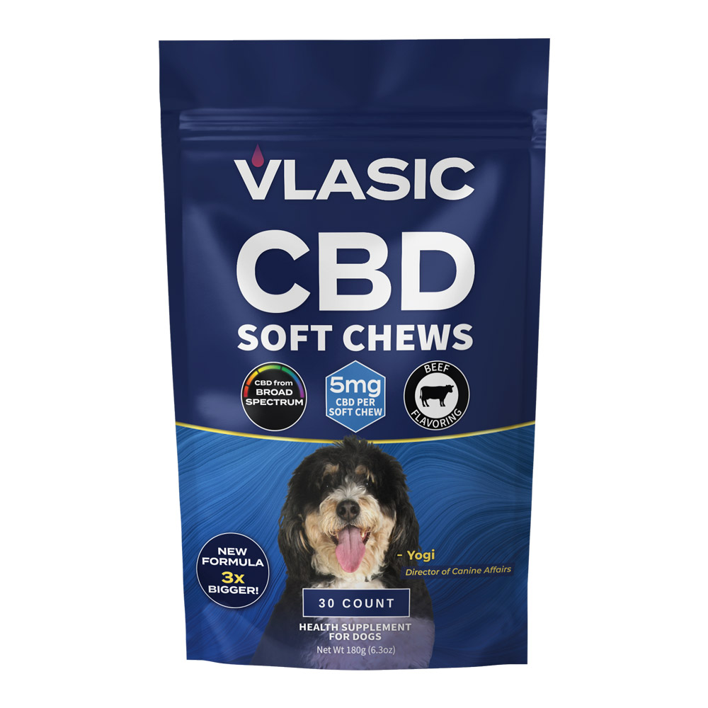 Photograph of product: Broad Spectrum CBD Dog Chews (Beef Flavor)