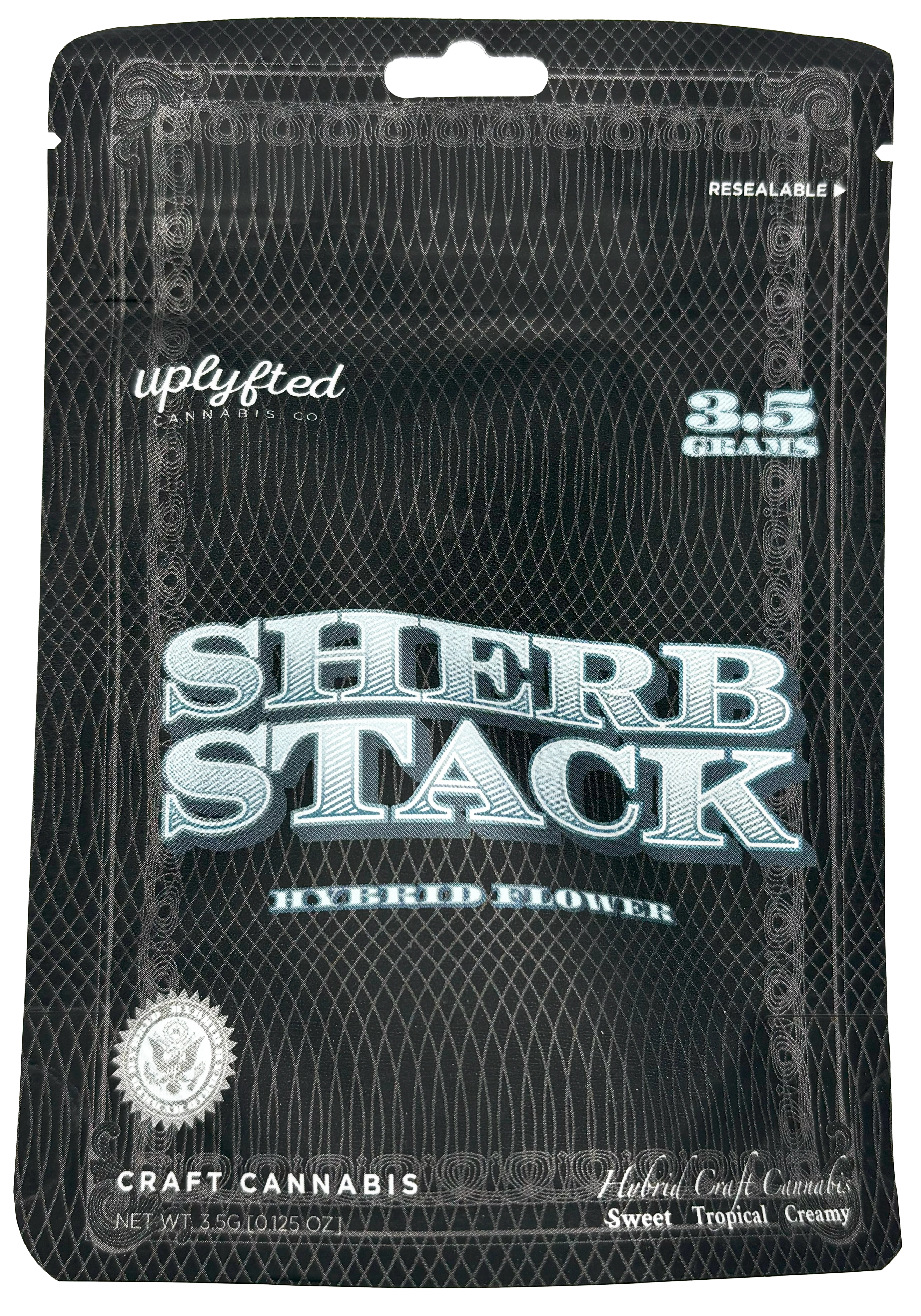 Photograph of product: Uplyfted Oui'd Co. | Sherbstack | Pre-Packaged Flower - 3.5g