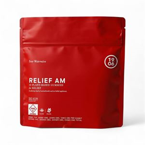 Photograph of product: 1906 | Gummies | Sour Watermelon AM Relief 250mg
