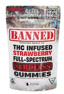Photograph of product: Banned - Strawberry Nerdless - 200mg