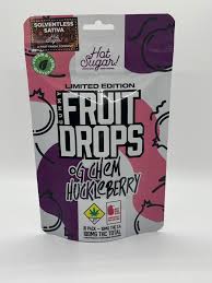 Photograph of product: PP (DOH) 10pk Solventless Fruit Drops OG Chem Huckleberry