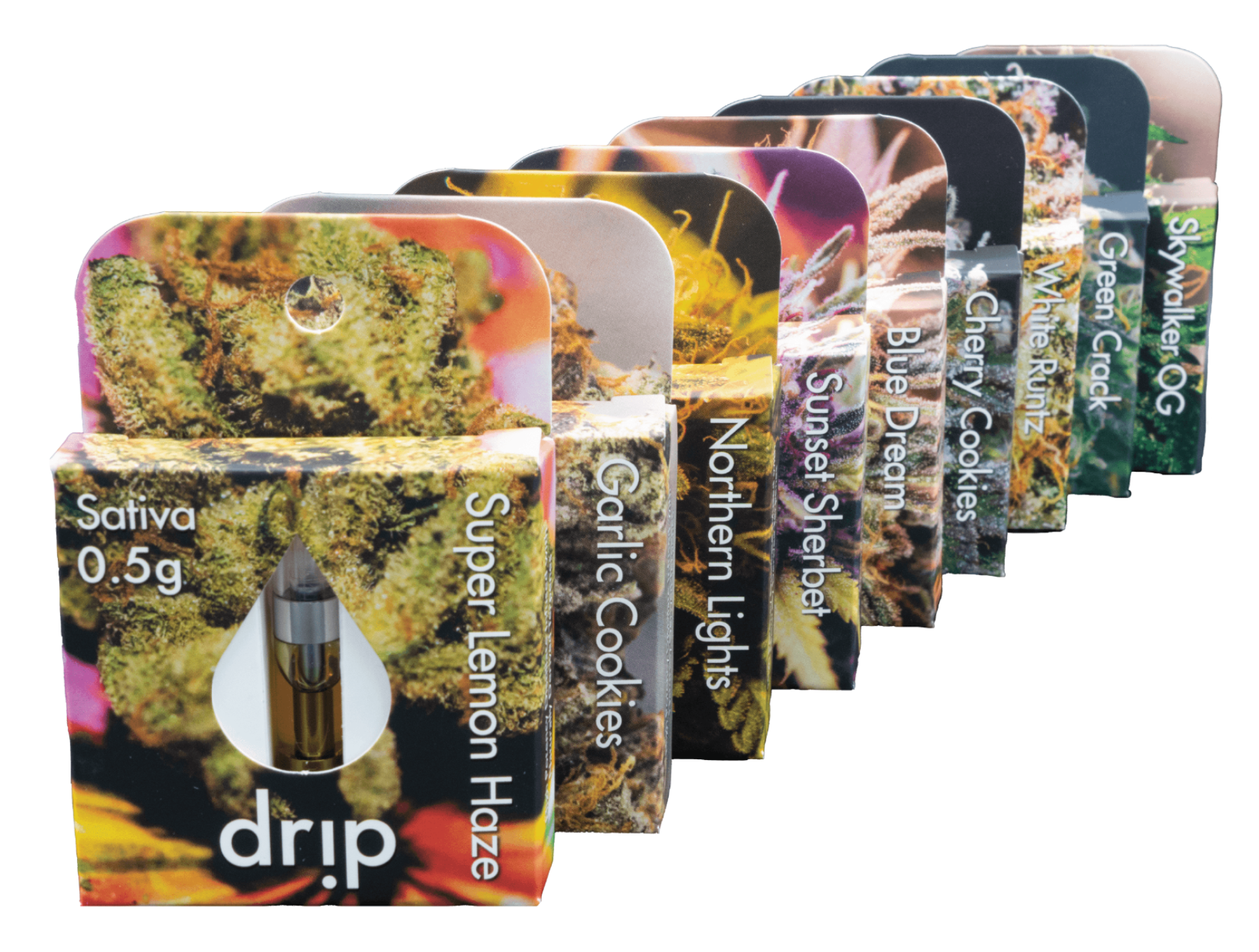 Photograph of product: **SALE 5/$50**Sour Tangie : cartridge : Drip